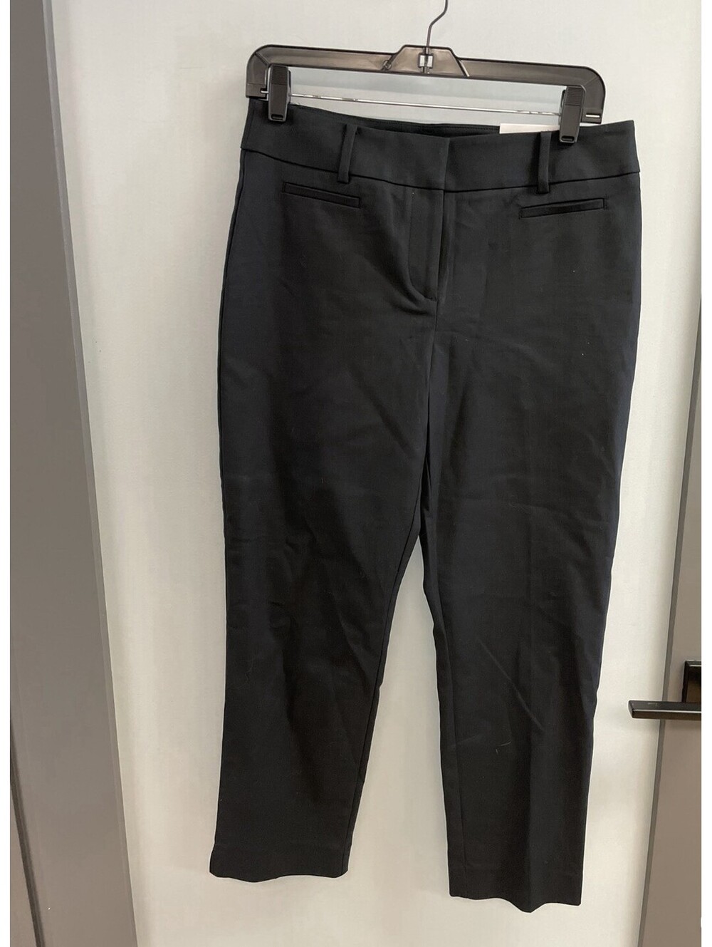 NWT Ann Taylor Loft Black Cropped Riviera Julie Fit Ladies Dress Pants Size 4